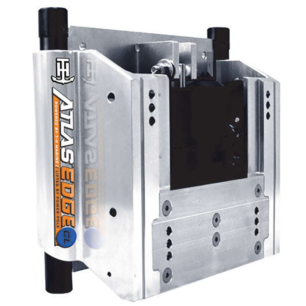 TH Marine ATLAS EDGE 8 Set Back Hydraulic Jack Plate Classic Silver AHJE8VDP